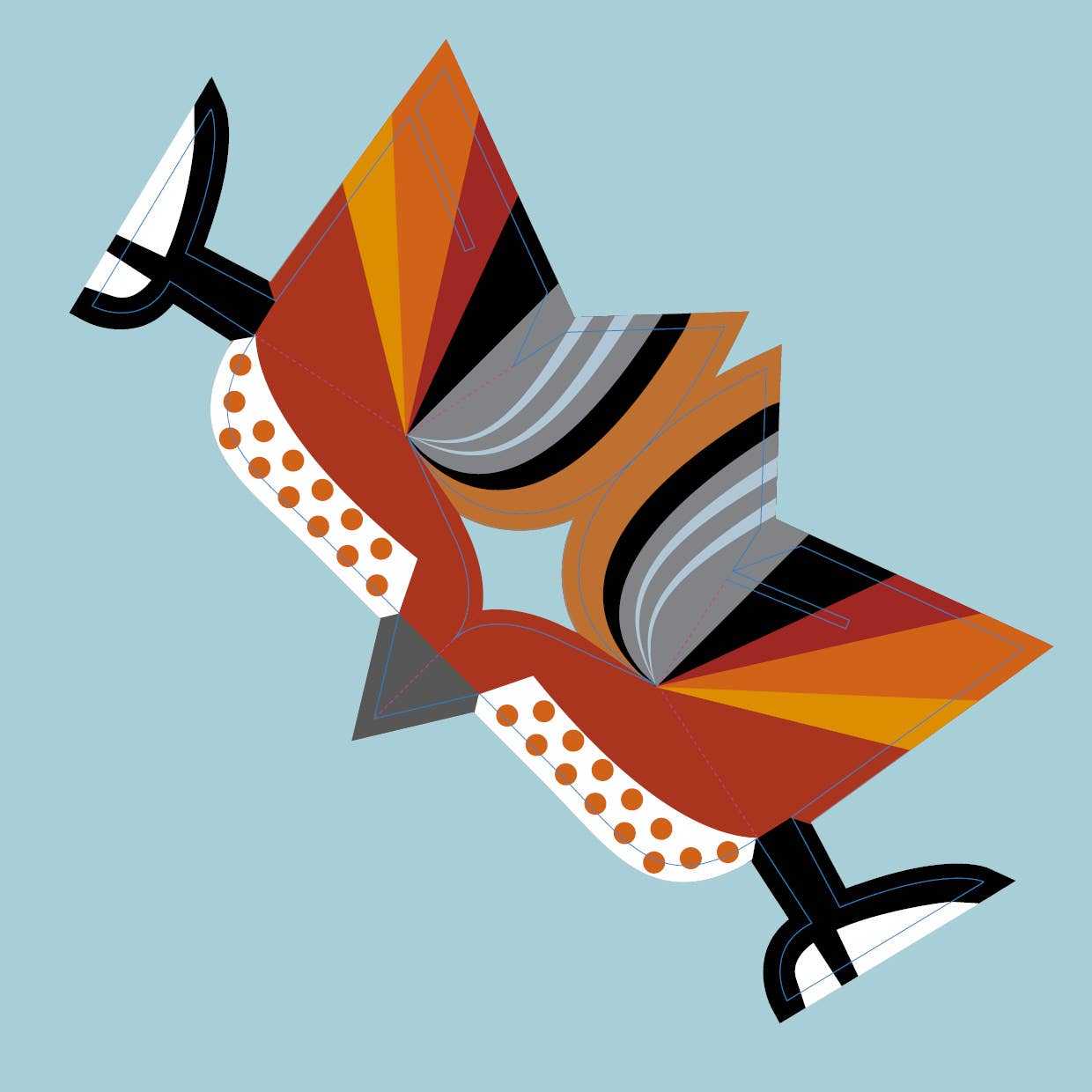 Schiffer Kids - Wholesale Coloring & Activity Book - Adult - Birds Fold & Play3