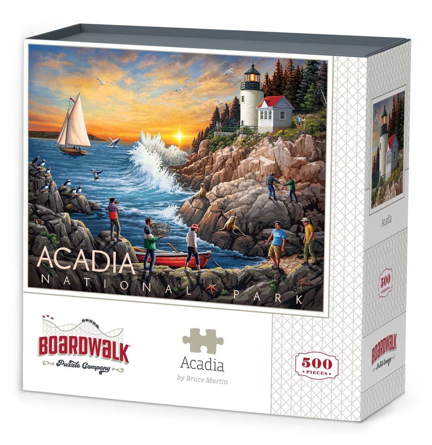 Boardwalk Puzzle Company - Wholesale Puzzle - Adult - Acadia National Park - 500 Piece0