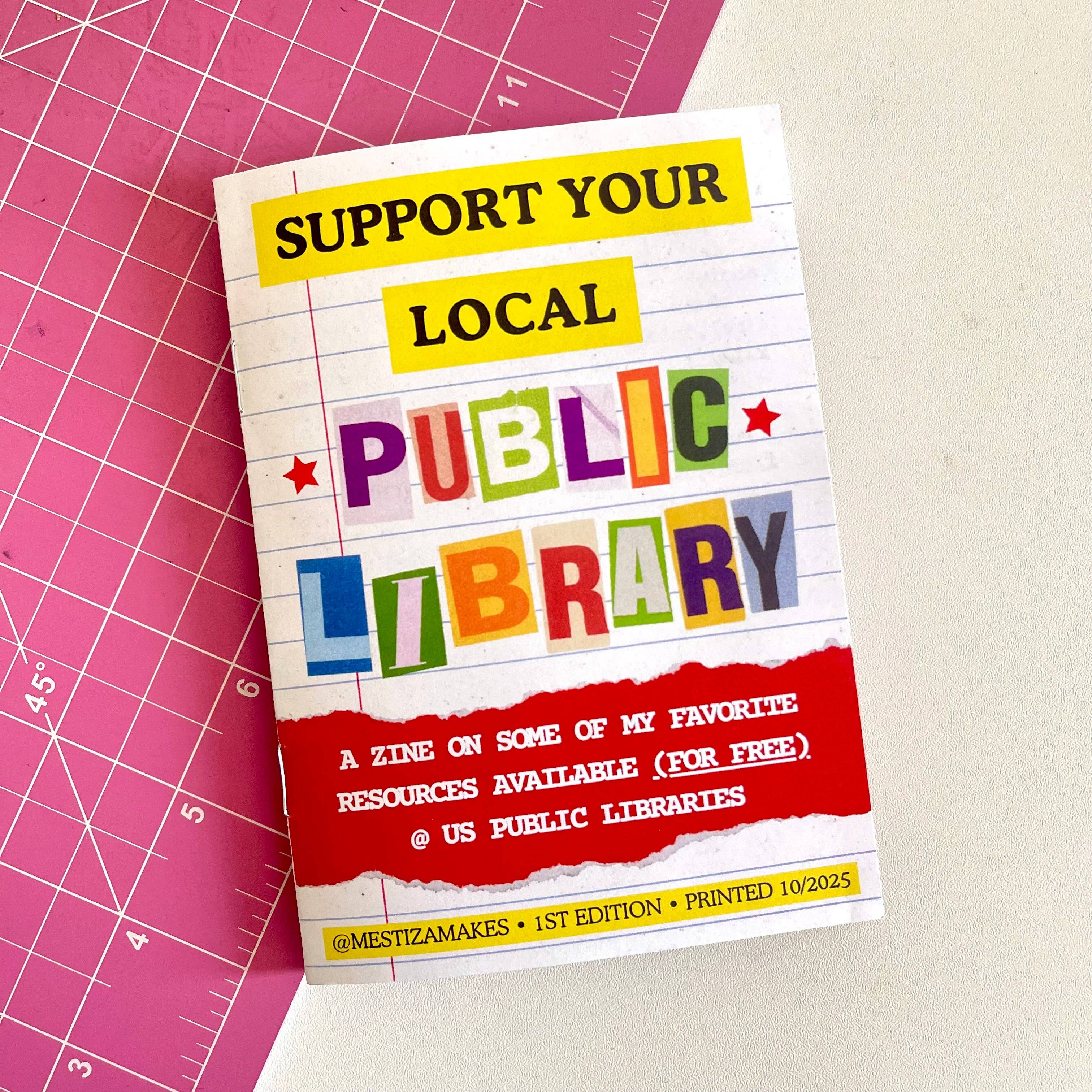 Mestiza Makes - Wholesale Book - Adult - Support Your Public Library Zine2