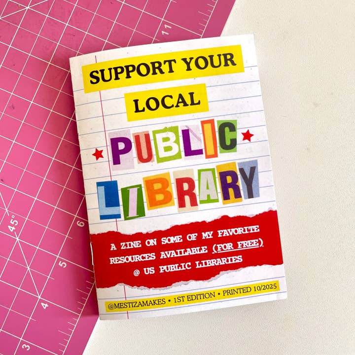 Mestiza Makes - Wholesale Book - Adult - Support Your Public Library Zine2