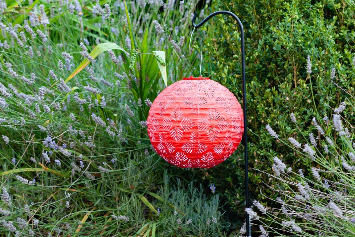 Allsop Home & Garden - Wholesale Outdoor/Lawn Light - Stella Brights 12" Globe Solar Lantern - Chili6