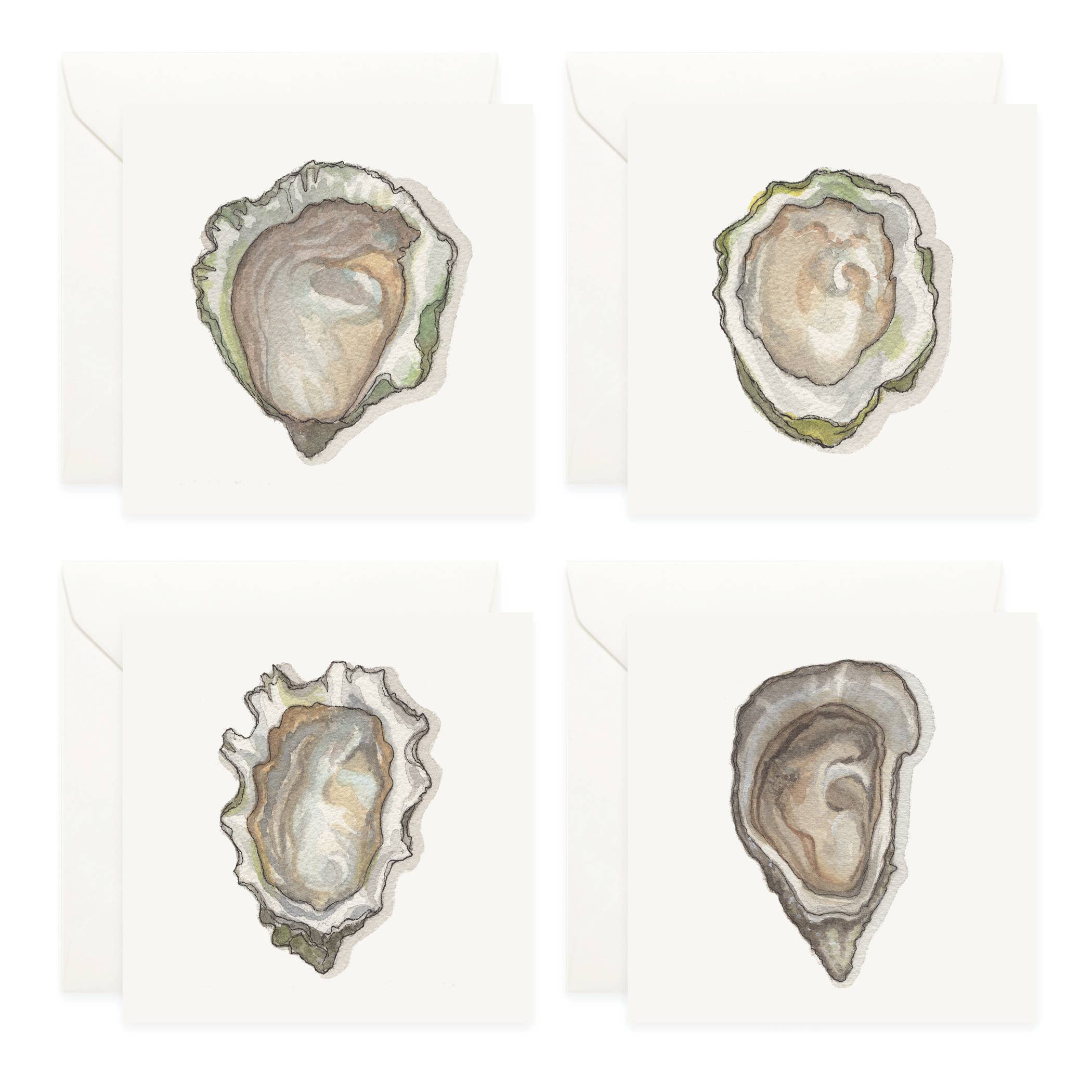 Yeesan Loh - Wholesale Stationery/Notecard Set - Mini Cards Set / Oysters3