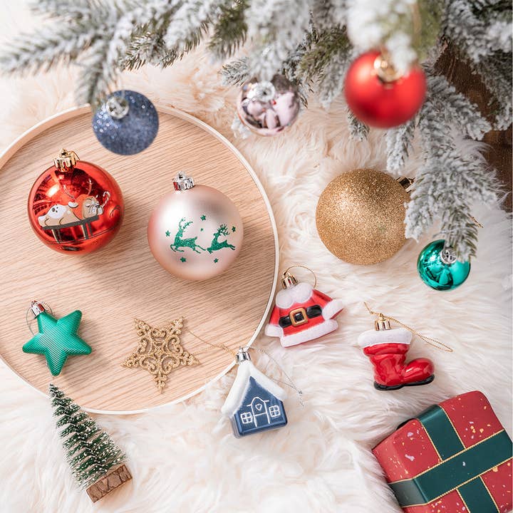 OrnamentallyYou - Wholesale Ornament Set - Premium Christmas Ornament Eclectic Bundle Set
