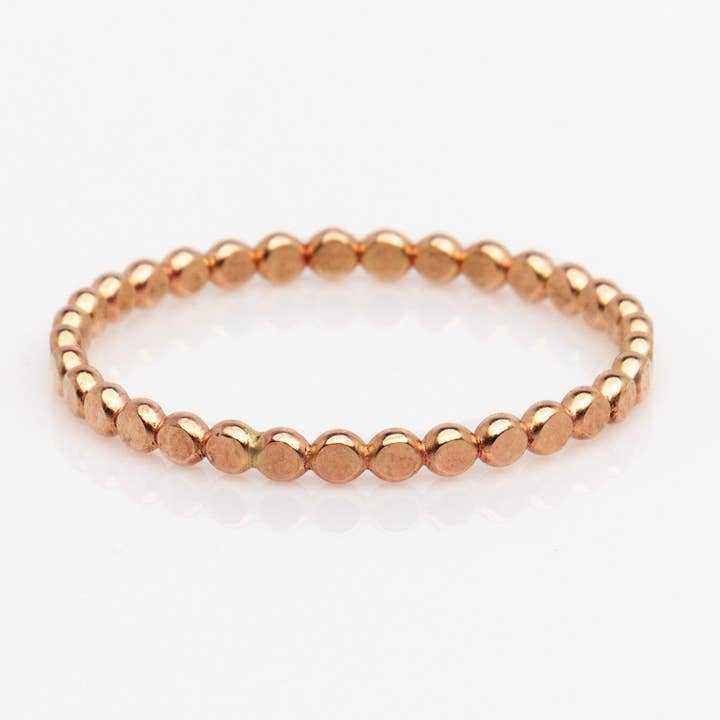 Anillo apilador de puntos para venta al por mayor de Nashelle Jewelry