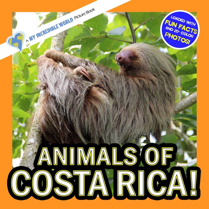 My Incredible World - Vente Livre sur la nature et les activités de plein air - Animaux du Costa Rica ! Un livre d'images de mon incroyable monde pour enfants