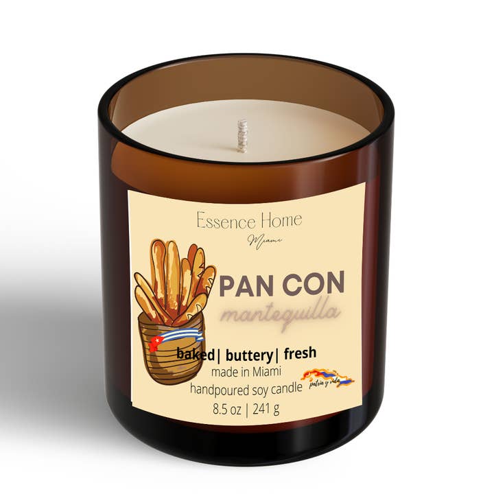 Essence Home Miami - Wholesale Jar/Filled Candle - Pan con Mantequilla1