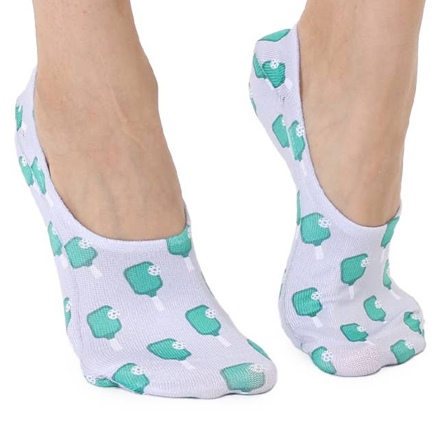 Living Royal - Wholesale Socks - Unisex - No-Show Liner Socks - Pickleball - Gray1