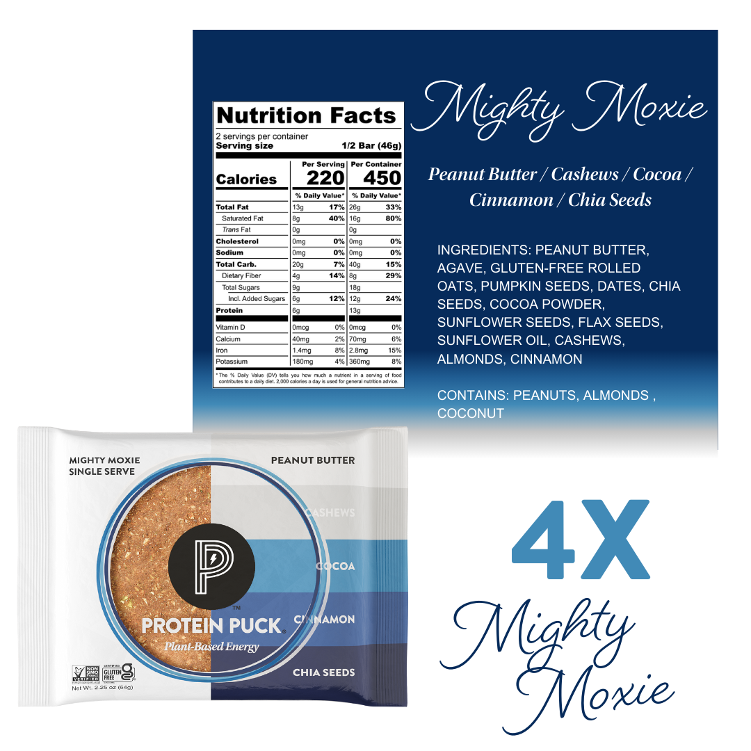 Protein Puck - Wholesale Snack Bar - Plant-Based Protein Bars - Variety Pack (16 - 3.25oz Bars)11