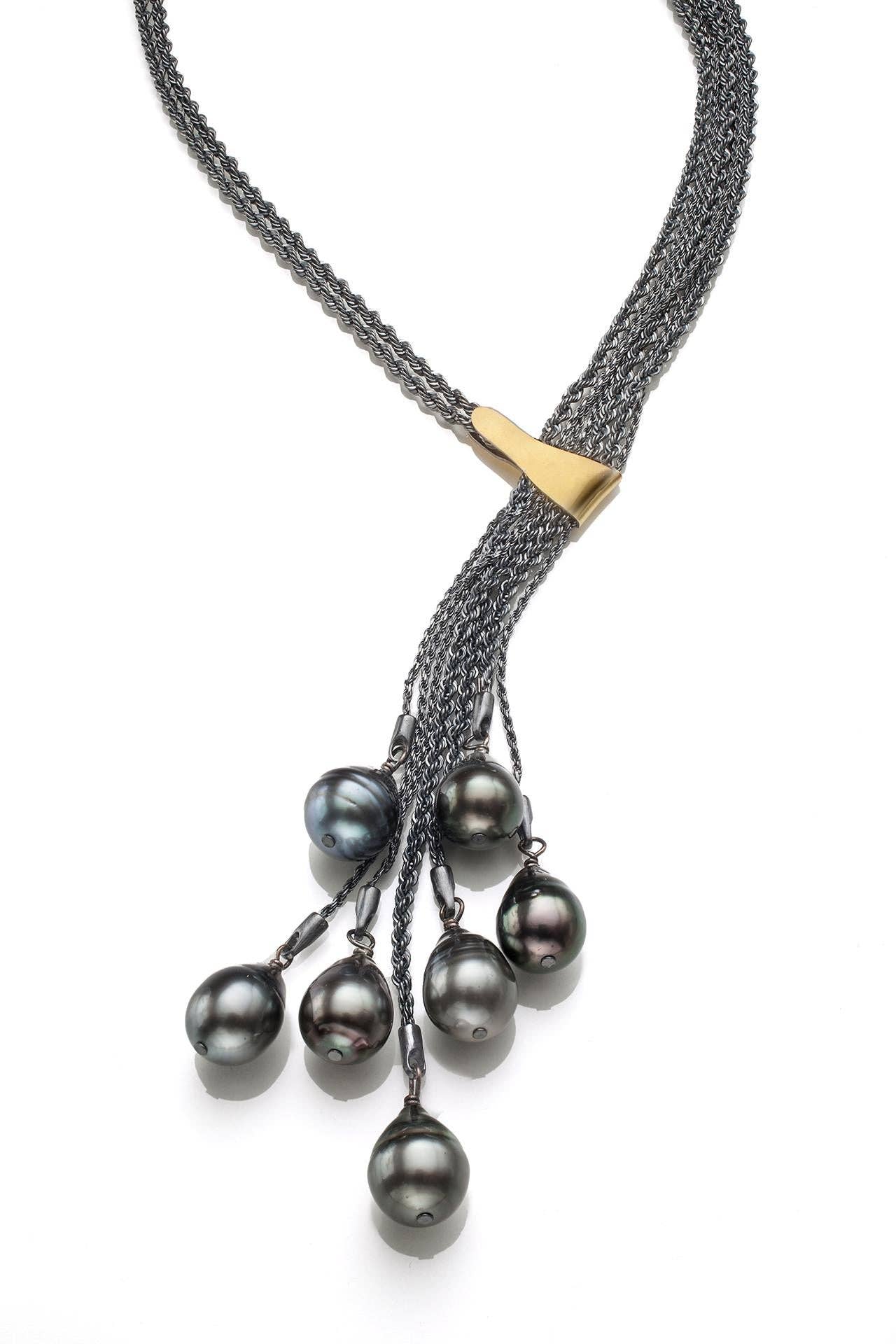 Suzanne Schwartz Jewelry - Wholesale Beaded/Pearl Necklace - Seven Strand Tahitian Pearl Necklace3