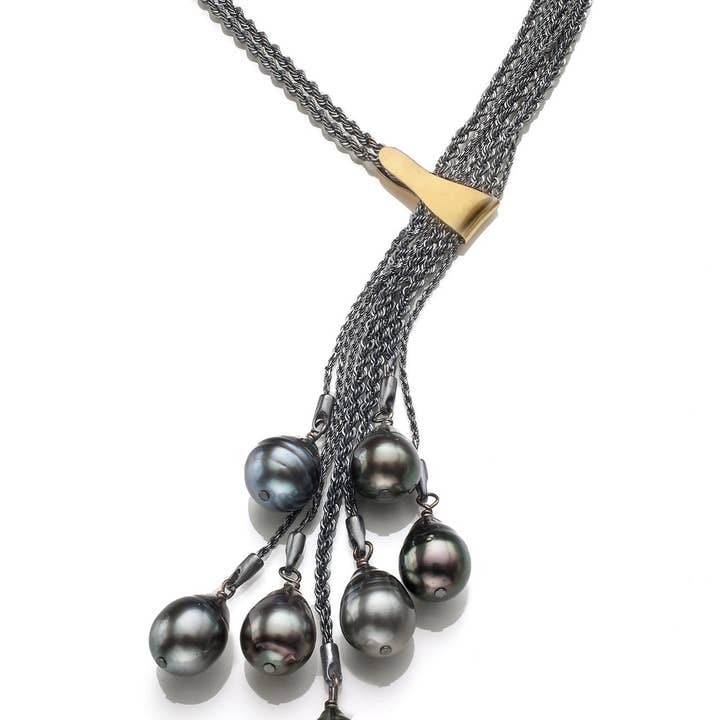 Suzanne Schwartz Jewelry - Wholesale Beaded/Pearl Necklace - Seven Strand Tahitian Pearl Necklace3