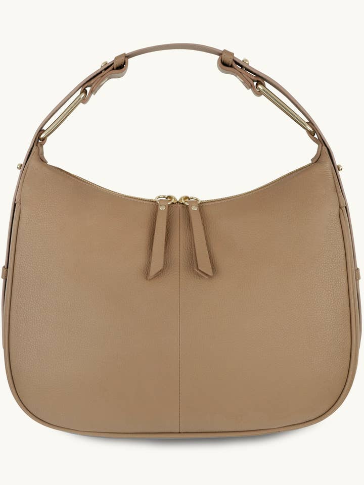 The Charlie Camel Leather Bag for wholesale by Apatchy London