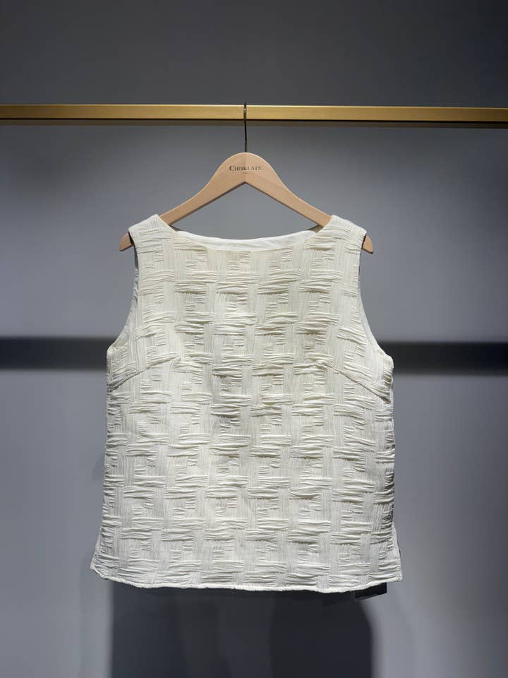 CHOKLATE PARIS - Wholesale Blouse - Women's - Textured Set Lila Top + Skirt - CK08205
