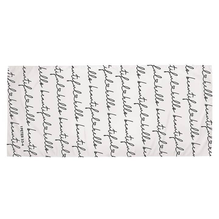 Quick Dry Towel - Hello Beautiful for wholesale by Faithworks by Creative Brands