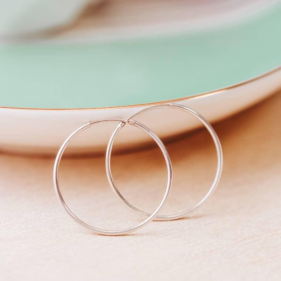 Salt and Sparkle - Wholesale Hoop Earrings - Silver Hoop Earrings