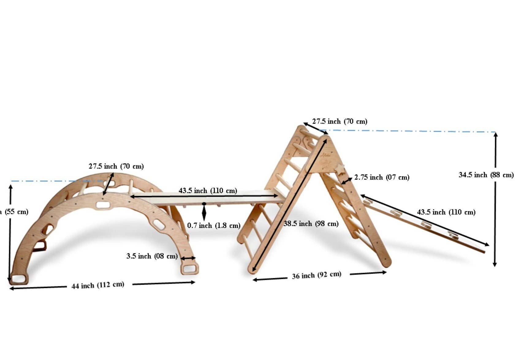 kidodido – Großhandel Holzspielzeug – Kinder – Indoor-Kletterset für Kinder, Baby-Dschungel-Spielset7