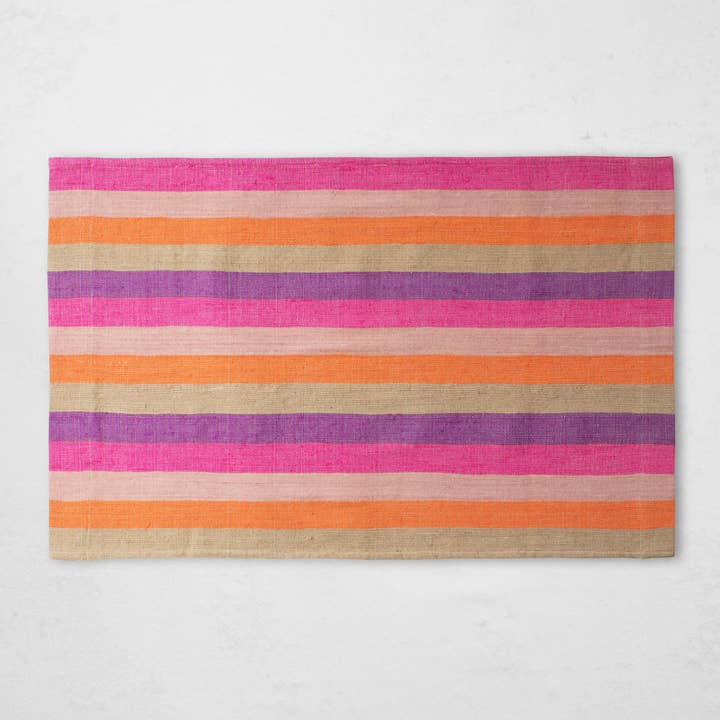 Turkana badmat - Cerise voor wholesale door Bolé Road Textiles