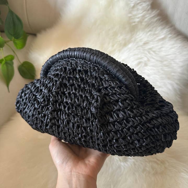 Zhade - Wholesale Clutch Bag - Women's - SOFIA - Raffia Clutch3