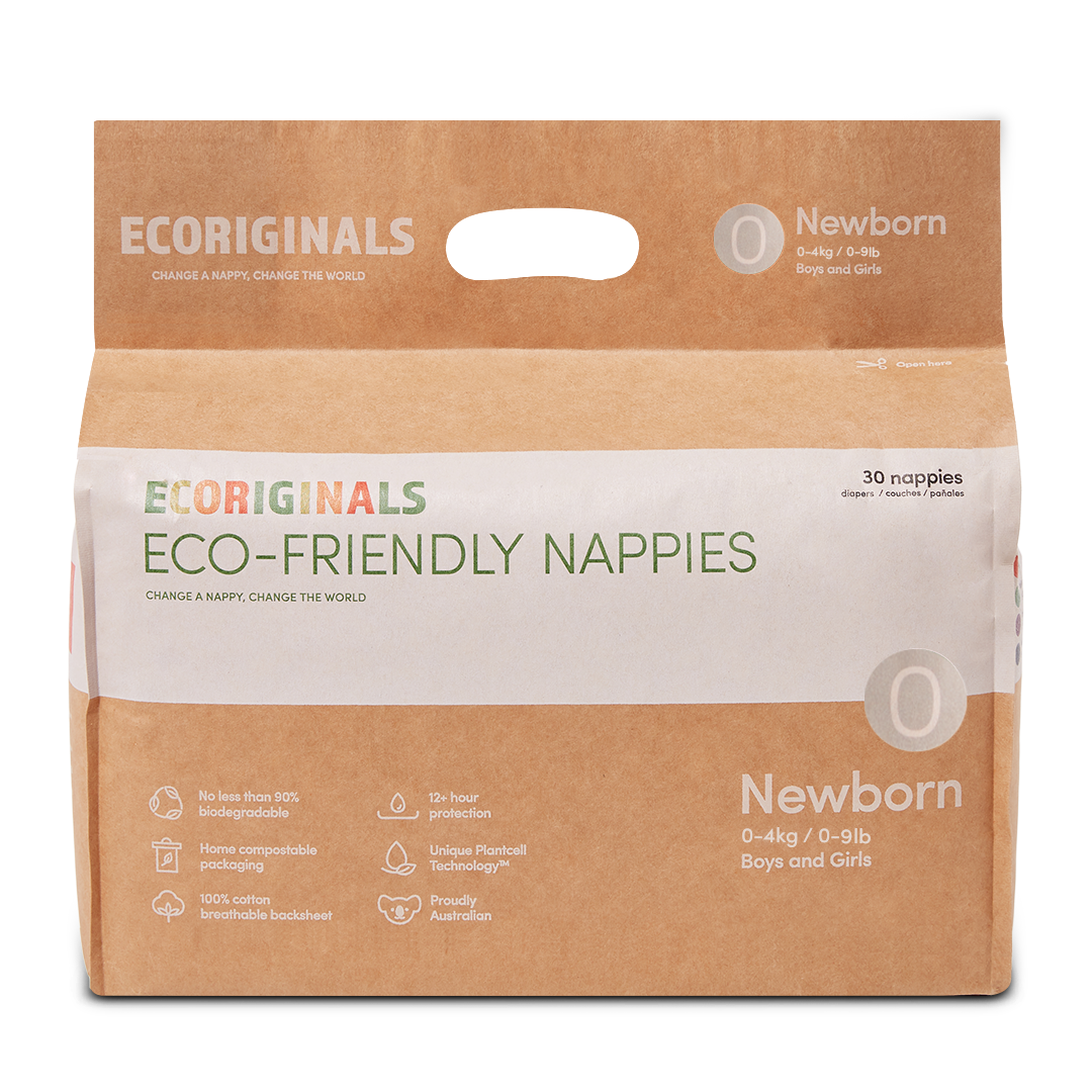 Ecoriginals - Wholesale Nappy (cloth) – Baby - 1 Case (6 Packs) of Ecoriginals Eco Plant-Based Nappies19