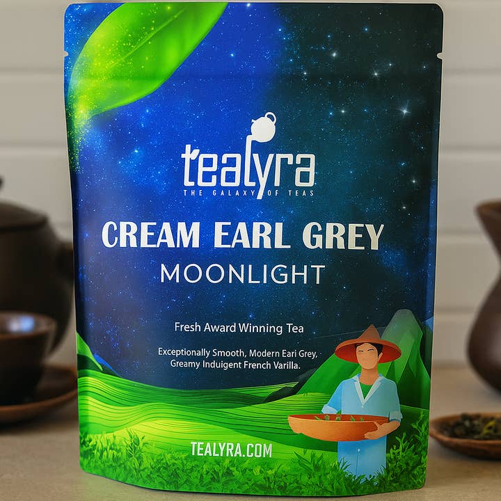 Tealyra - Cream Earl Grey Klassischer schwarzer loser Blatt-Tee 3,5 oz für den Großhandel von TEALYRA / LUXBE