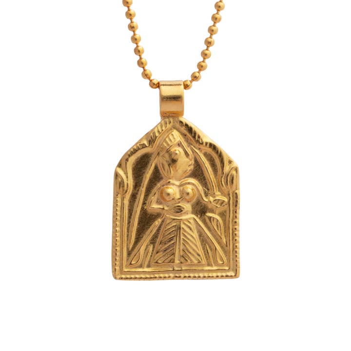 Godin van Overwinning Talisman - Goud - Shila Devi voor wholesale door Goddess Charms