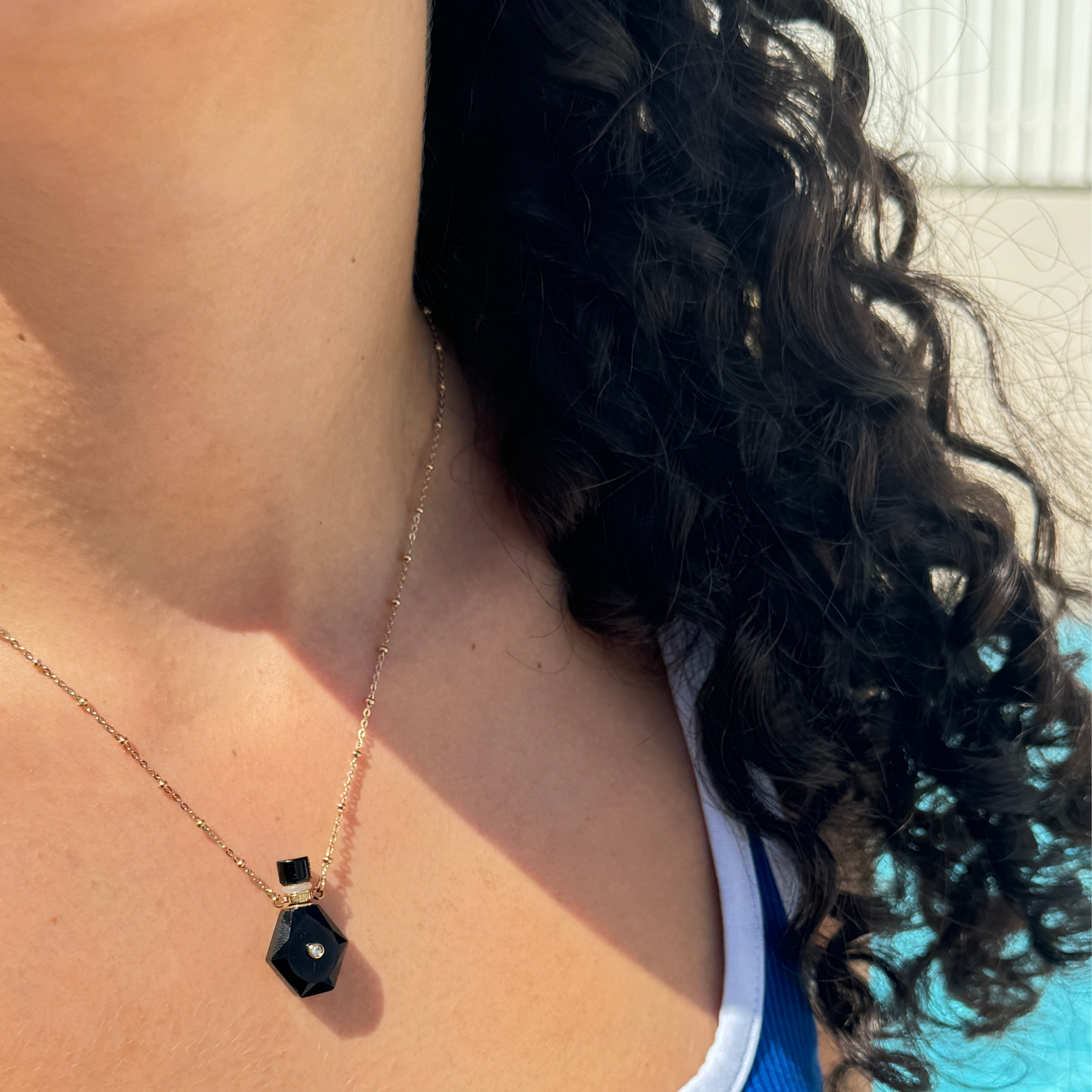 Poudre Bijoux - Wholesale Pendant/Charm Necklace - Katarina Necklace in Natural Stone10