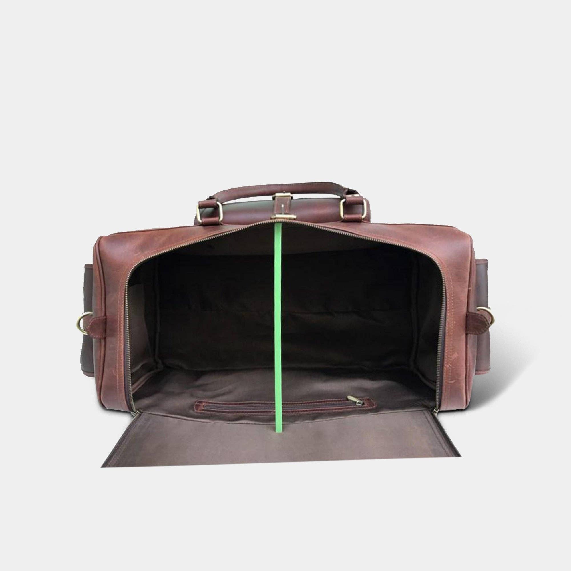 MaheTri LLC - Leather & Lifestyle Goods - Vente Sac de voyage – homme - Sac de voyage en cuir pleine fleur de buffle5