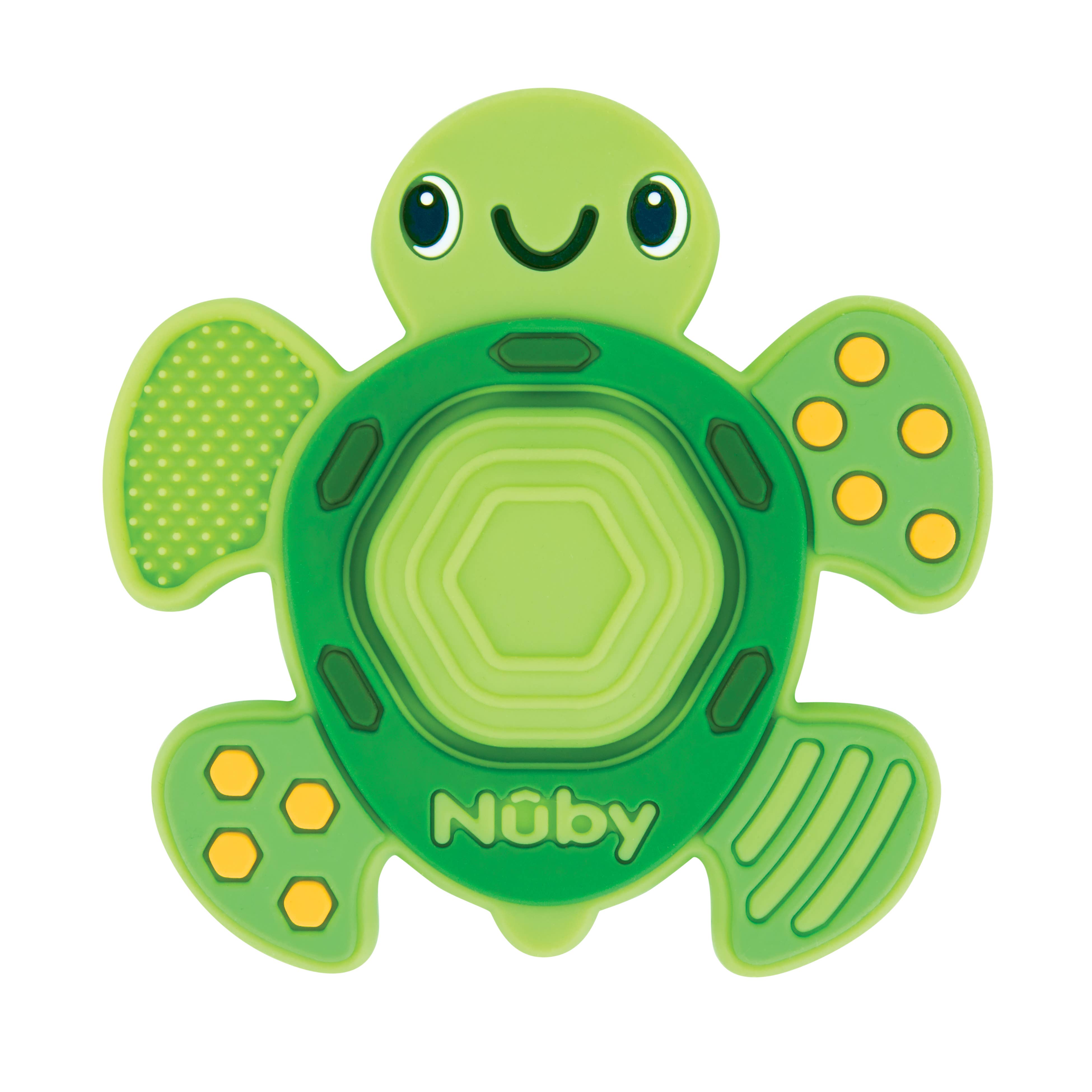 Teethe N' Pop Sensory Play Turtle Teether for wholesale by Nuby