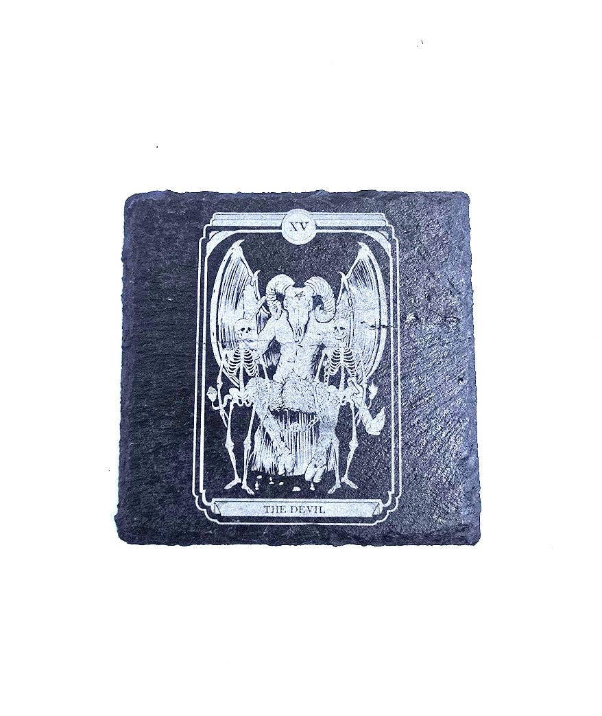 Noir Star Emporium – wholesale Coasters – Devil Tarot Coaster0