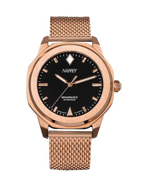 Couche Renaissance en or rose et noir milanais 115X94X726 pour la vente par Nappey