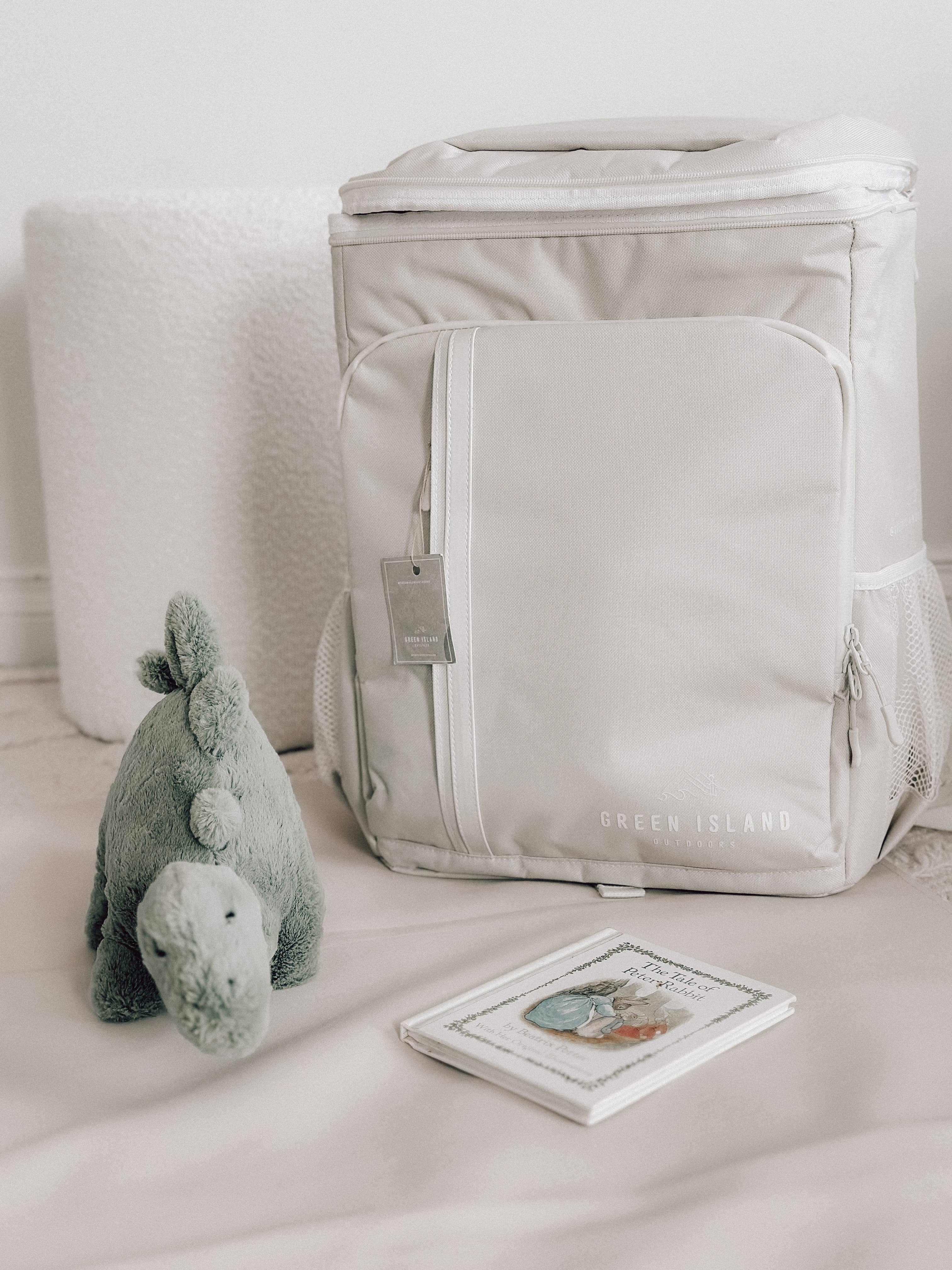 Green Island Outdoors – Saco molhado - Crianças e bebés por atacado – Mochila isolada estética com 6 compartimentos com zíper7