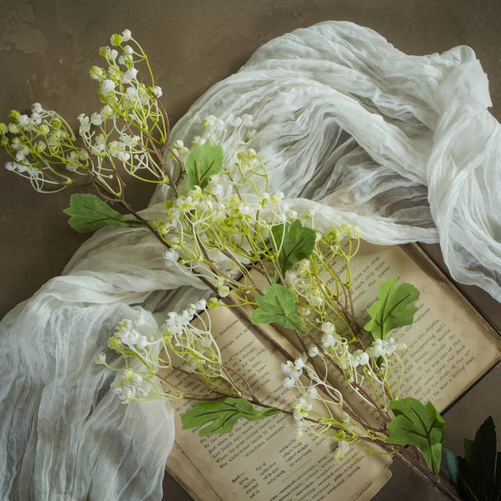 34" HVID VINTER DAPHNE SPRAY for engroshandel hos Ragon House