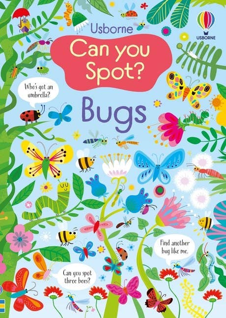 HarperCollins - Wholesale Coloring & Activity Book - Kids & Baby - Can you Spot? Bugs: Usborne0