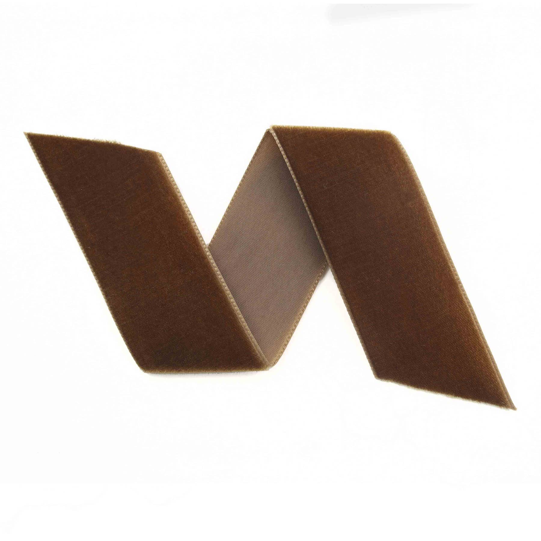 Such Good Supply – Großhandel Band – Geschenke verpacken – Mocha Samtband aus Schweizer Velours2