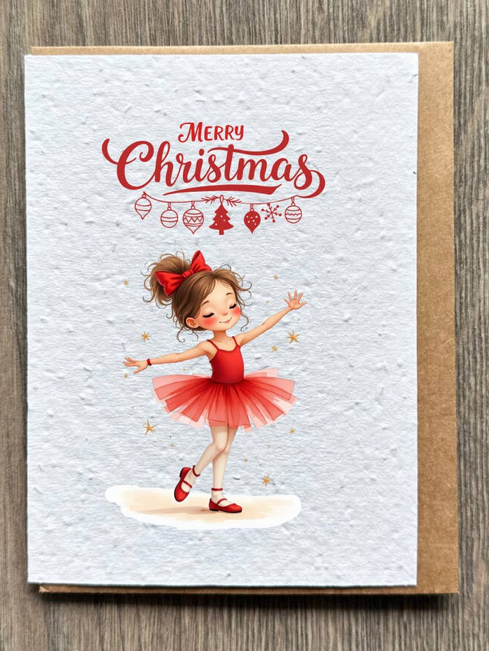 Joyeux Noël Ballerine pour la vente par The Flora Page