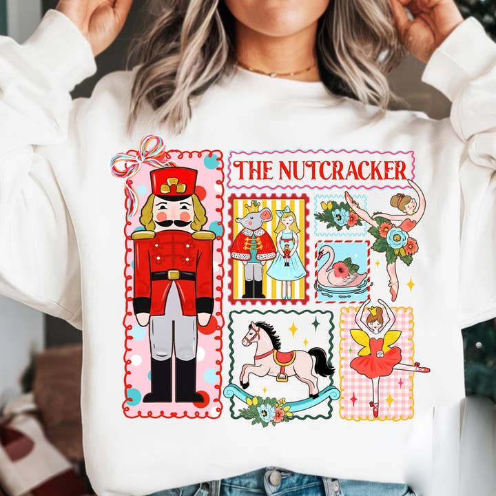 Nussknacker Weihnachtshemd, Coquette Fröhliche Weihnachten Pullover für den Großhandel von NVC Ecommerce LLC