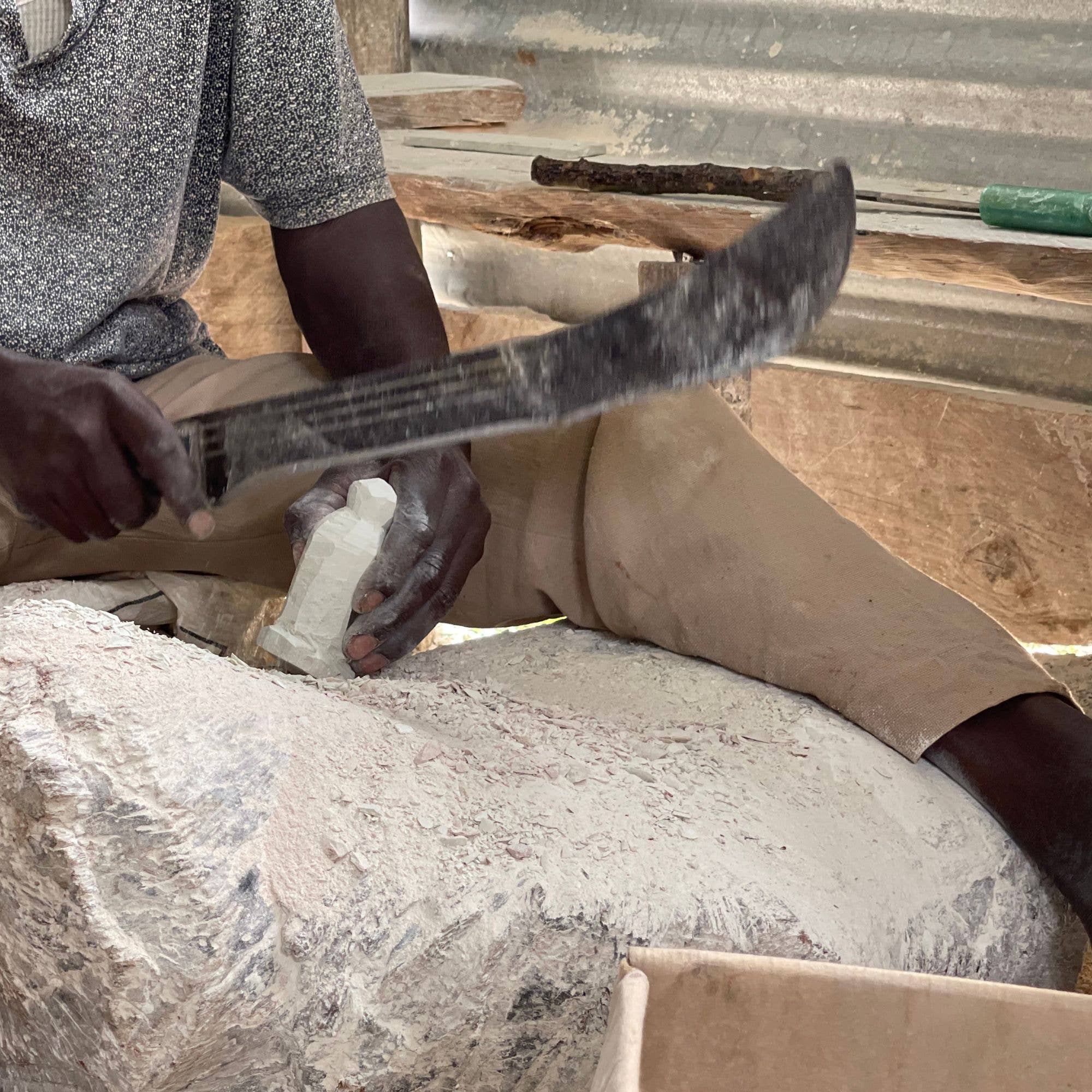 Global Crafts – Escultura por atacado – Sabapstone 9 peças de Natividade Kenya Sapstone Estátua Esculturas7