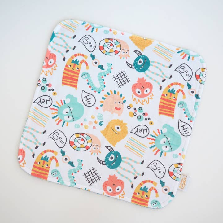 Honey Lemonade- Minky Baby Blankets and Gifts - Vendita all'ingrosso Copertina doudou - Neonati - Mini Minky - Festa dei mostri4