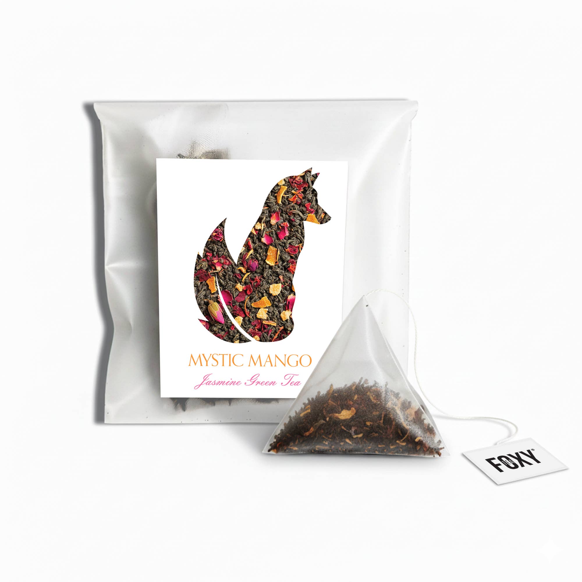 Foxy Tea® – Engroshandel Løs te – Pyramide-tepose til én kop (individuelt indpakket)38