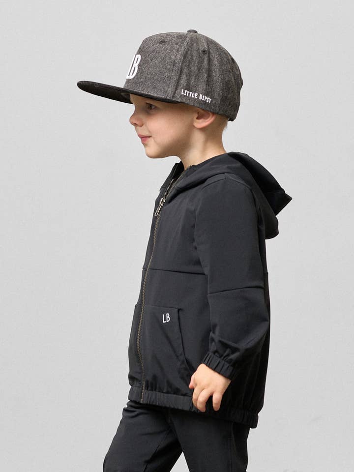 Little Bipsy - Wholesale Athletic Jacket - Kids - Athletic Jacket - Black3