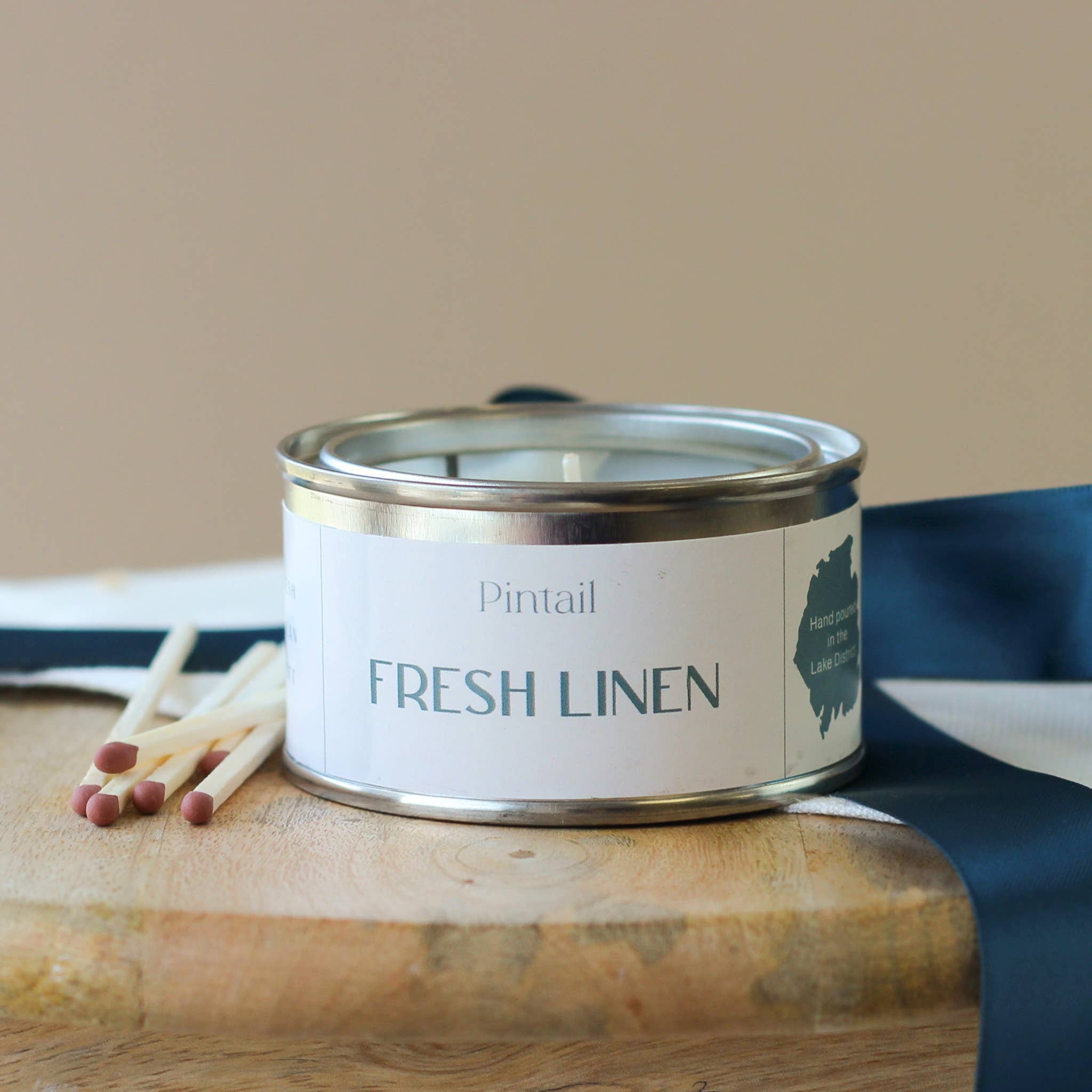 Pintail Candles | Avalon Home - Wholesale Travel Candles - Fresh Linen Paint Pot Candles in Tins | Small Candles1