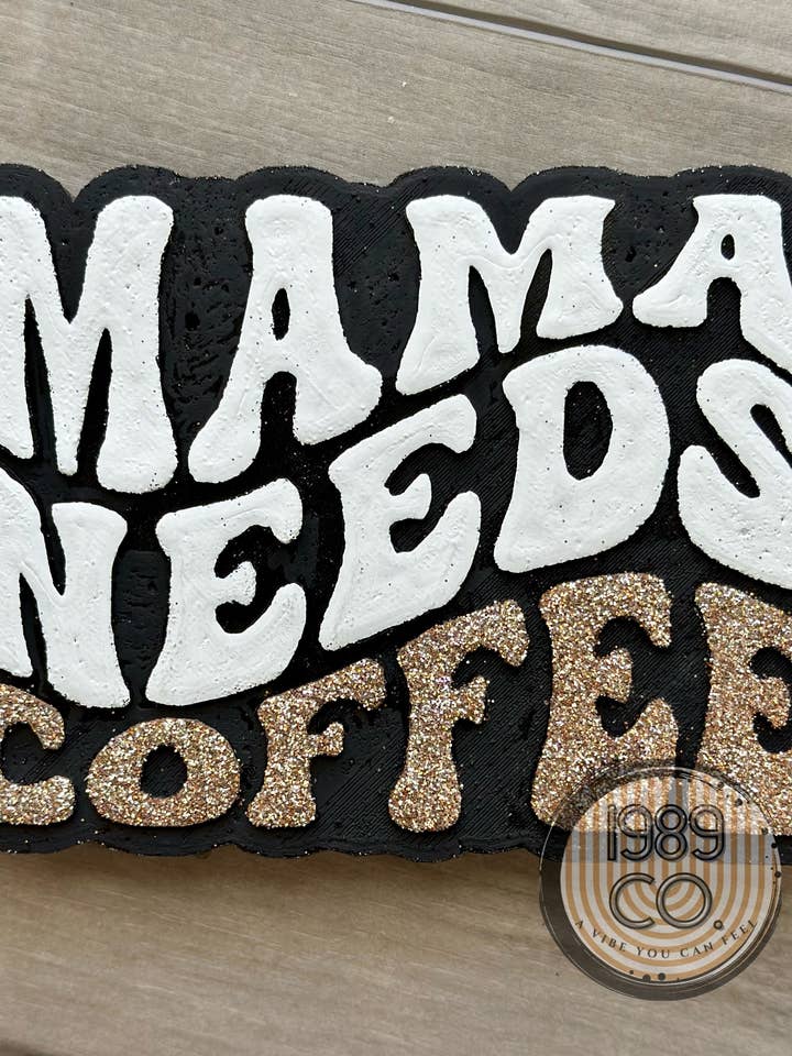 Mama Needs Coffee Car Freshie for wholesale by 1989 Co.
