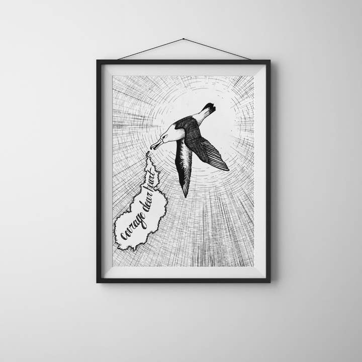 Imprimé Courage Dear Heart pour la vente par Julie Annette Studios