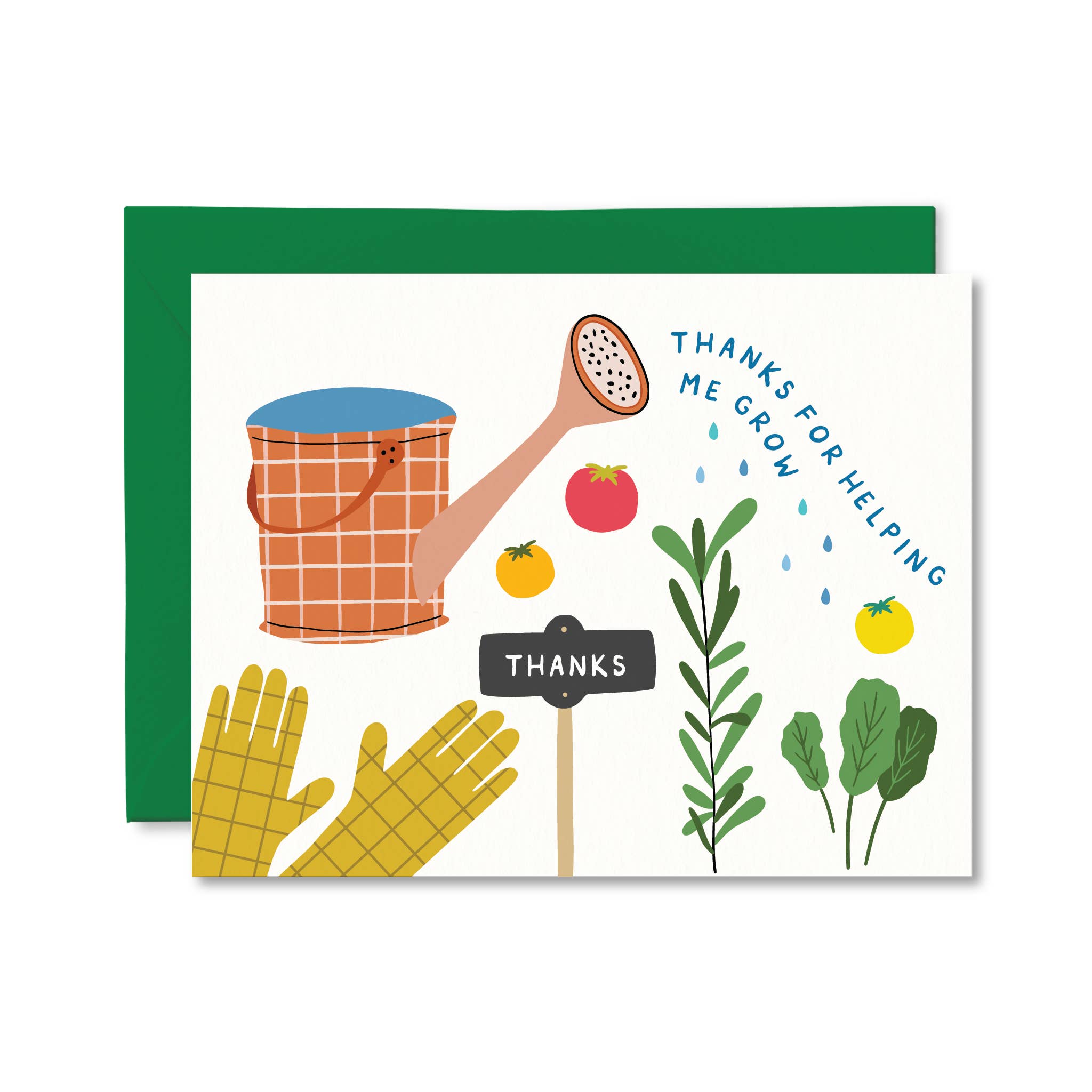 Pretty by Her - Wholesale Thank You Card - Thanks For Helping Me Grow Card