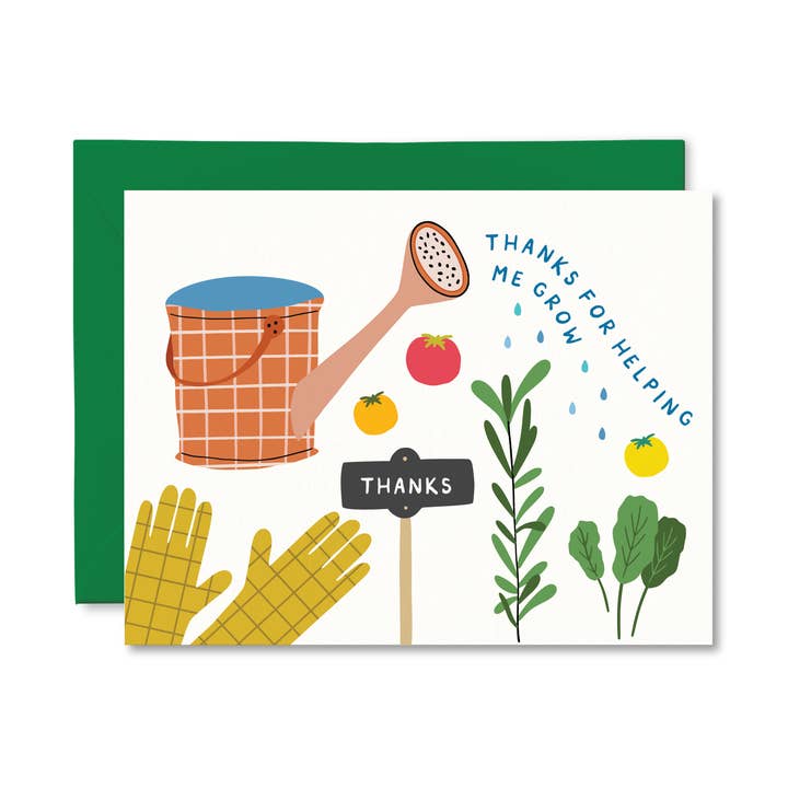 Pretty by Her - Wholesale Thank You Card - Thanks For Helping Me Grow Card0