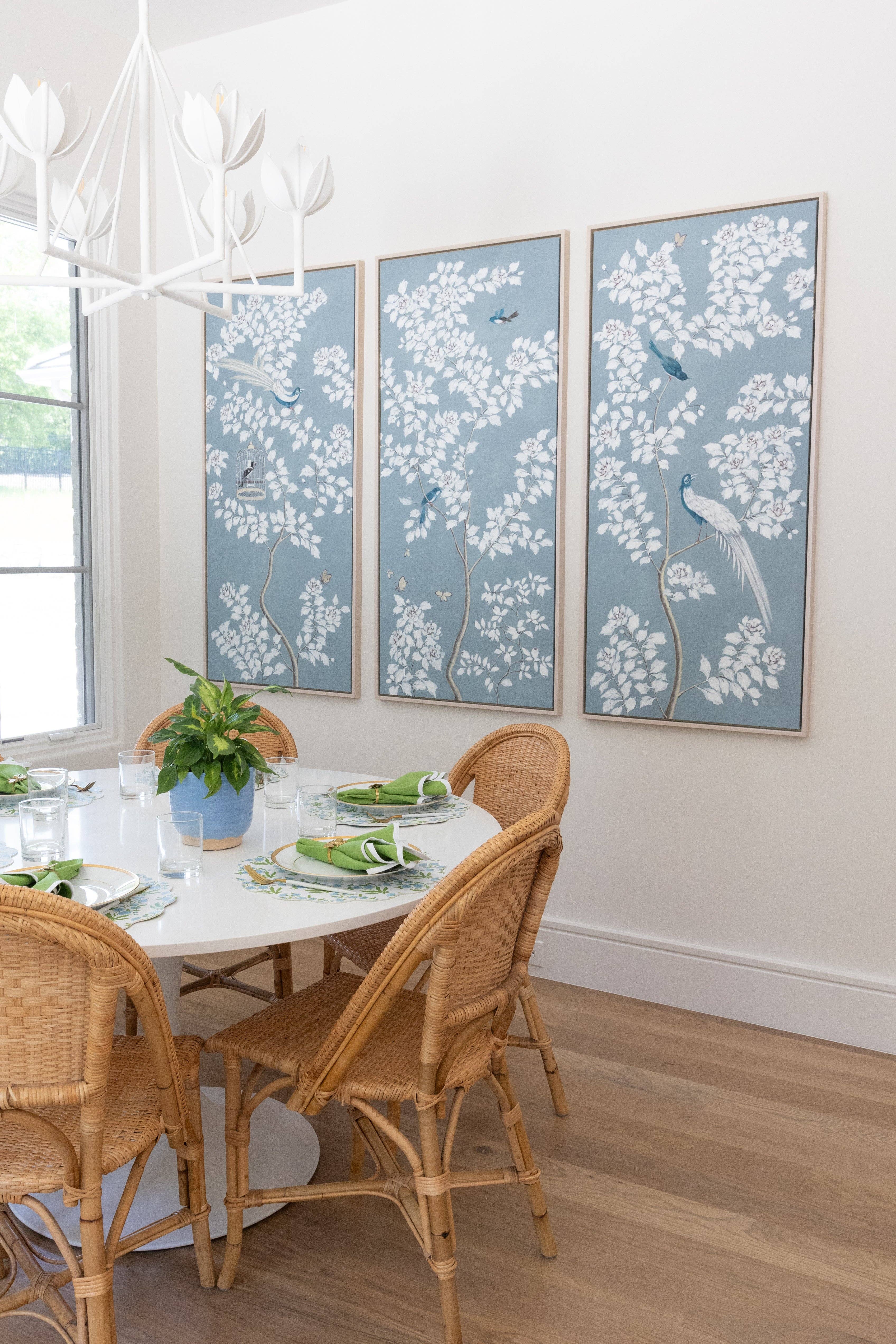 Frances Fields Home, formerly Fenwick Fields - Wholesale Dinner & Cloth Napkin - Linen Scalloped Square | Olive Green (4-pack)1