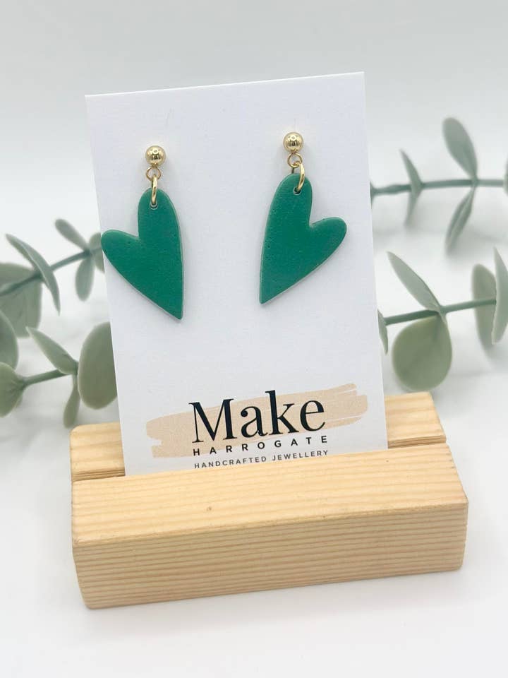 The Core Collection - Summer Teal - Asymmetric Heart Ball for wholesale by Make Harrogate