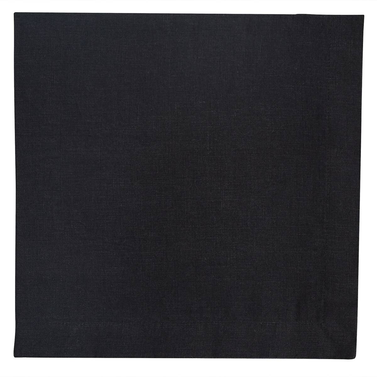 Split P - Wholesale Dinner & Cloth Napkin - Linen Napkin - Black0