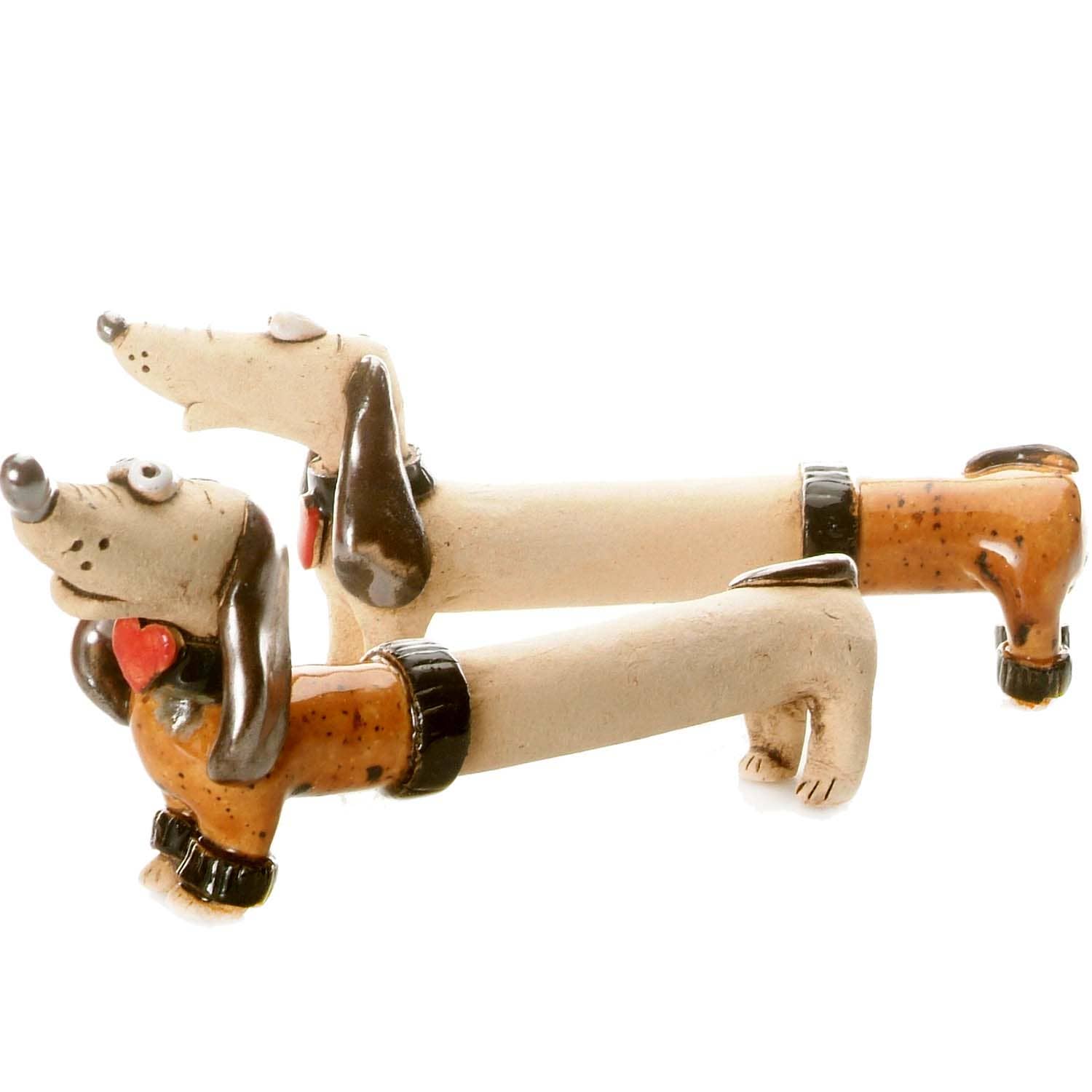 Enigma Supplies - Wholesale Decorative Figurine - Mr & Mrs Dash Dachshunds Ceramic Figurine | Various Colours13