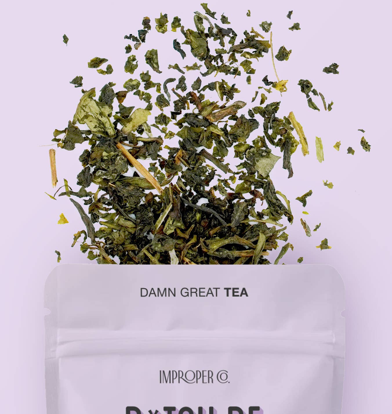 Improper Co. (No duties | Ships from CAN/USA) – Engroshandel Sundheds-/detox-te – B*tch, be balanced grøn te2