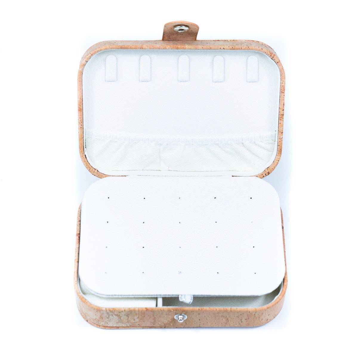 Meninas Bonitas Cork - Wholesale Jewelry Box/Organizer - Natural/Golden/Patterned Cork Jewelry Storage Rectangular Bo7